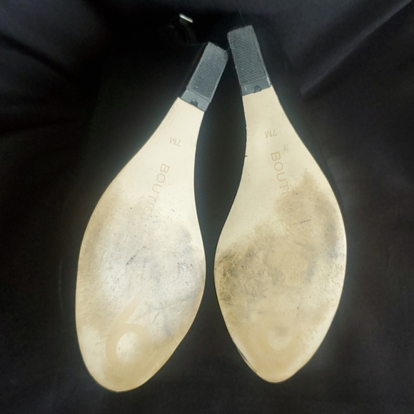 🔥Boutique 9 - 7M- Black Leather Sandal - Picture 3 of 7